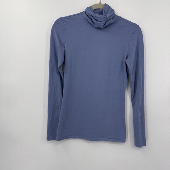 Peruvian Connection XS Extreme Turtleneck Long Sleeve Light Periwinkle Pullover - Picture 7 of 7